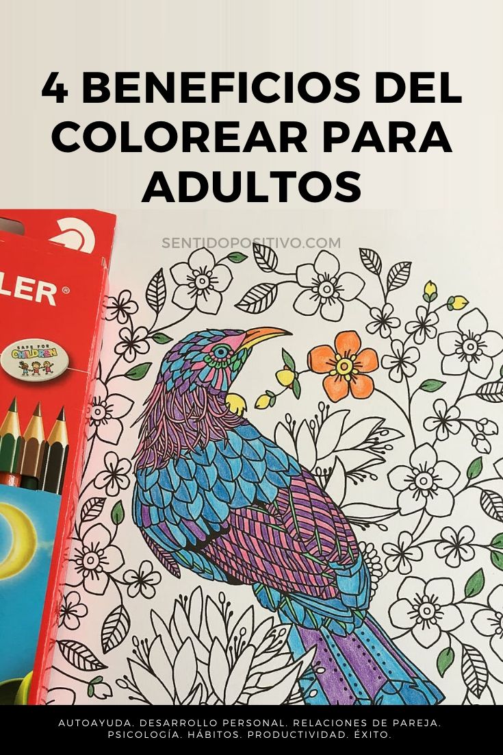 4 Beneficios del colorear para adultos
